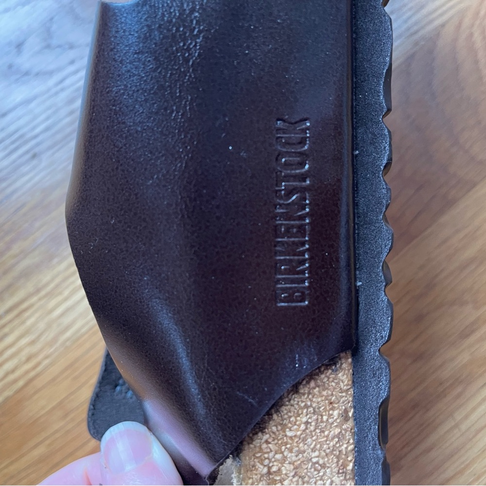 Birkenstock Milano Soft Footbed Smooth Leather Amalfi Testa Di Moro Sz 10 - Picture 10 of 12
